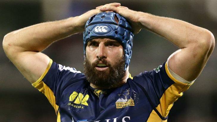 Tall order: Scott Fardy says the Brumbies can fill the holes left by David Pocock and Ita Vaea. Photo: Mark Metcalfe
