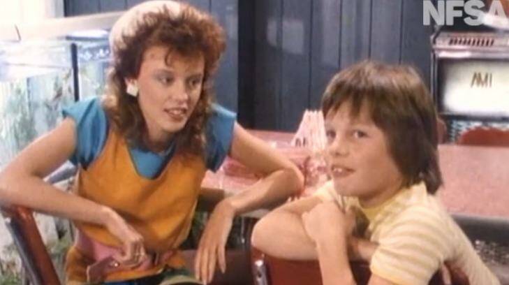 Before she was Charleen in <i>Neighbours</i>, Kylie Minogue was Charlotte in 1985's <i>The Henderson Kids</i>.  Photo: National Film & Sound Archive