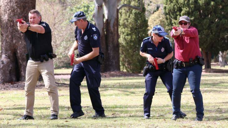 The training comes amid an increasing environment of terror. Photo: Queensland Police Service