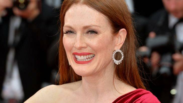 Julianne Moore, at the 68th annual Cannes Film Festival last year, has appeared at Democrat fundraisers. Photo: Anthony Harvey/FilmMagic