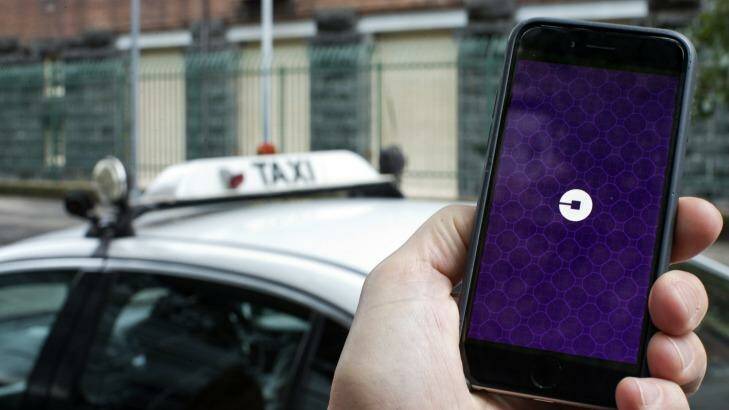 The taxi industry will be compensated when Uber and other ride-sharing services are legalised in Queensland. Photo: Ryan Stuart
