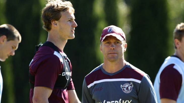 In the spotlight: Daly Cherry-Evans and Geoff Toovey. Photo: Wolter Peeters