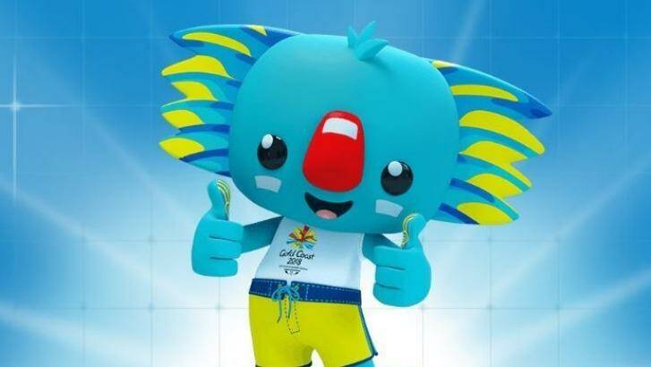 Borobi the surfing koala, official mascot for the 2018 Gold Coast Commonwealth Games which will be in the news this year as the Gold Coast prepares.  Photo: Supplied