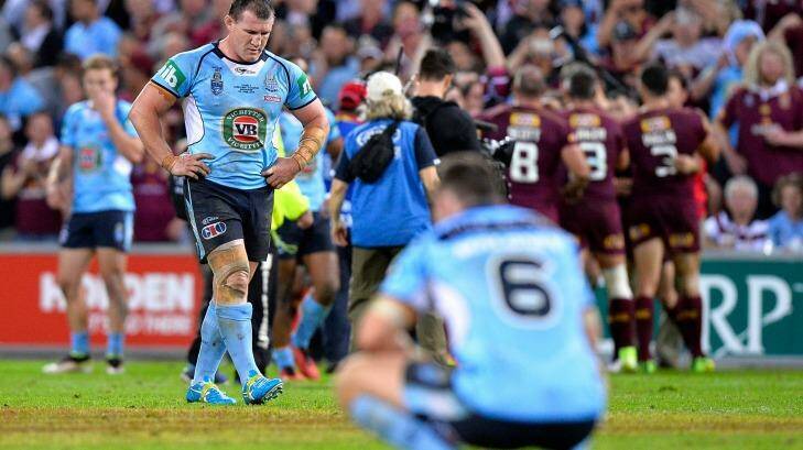 Hard to take: The Blues have lost another series despite patches of promise on the pitch. Photo: Getty Images 
