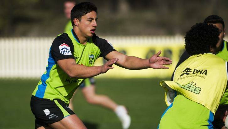 Canberra Raiders prop
Joe Tapine has his sights set on playing for New Zealand. Photo: Rohan Thomson