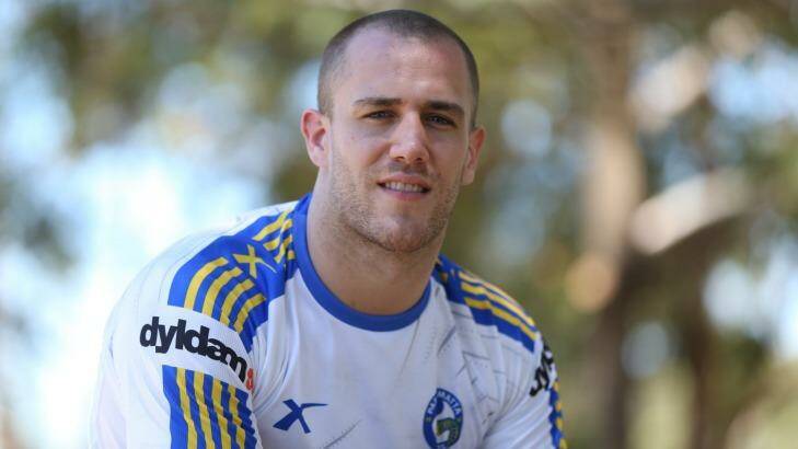 Short-lived stint: Englishman Lee Mossop, who played for the Eels in 2014. Photo: Anthony Johnson