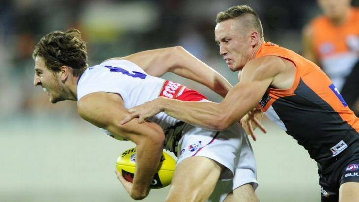 Can the Giants hold Marcus Bontempelli? Photo: Melissa Adams