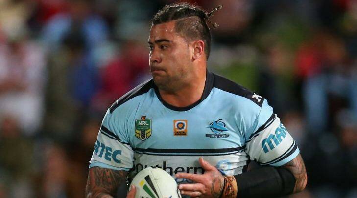 Warned by police: Andrew Fifita. Photo: Jason McCawley
