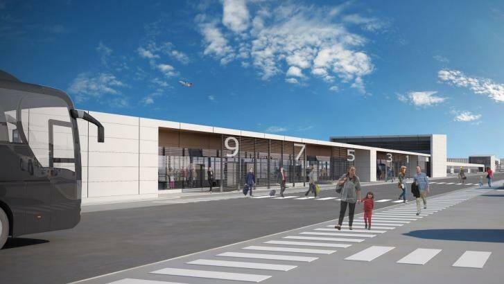 An artist's impression of the  domestic terminal expansion at Brisbane Airport. Photo: Supplied