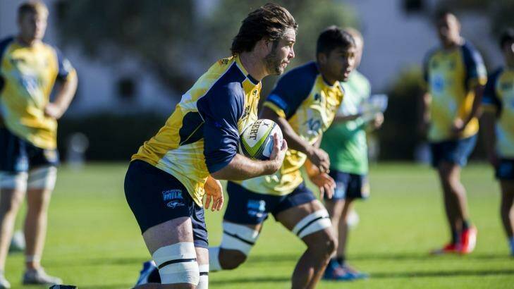 Brumbies lock Sam Carter says the off-field dramas haven't played a role in the team's performances. Photo: Rohan Thomson
