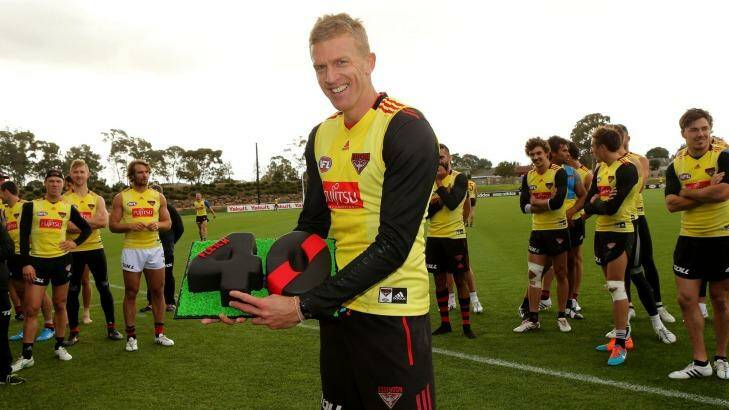 With Dustin Fletcher now suspended until November, his hopes of playing again have been dashed. Photo: Pat Scala