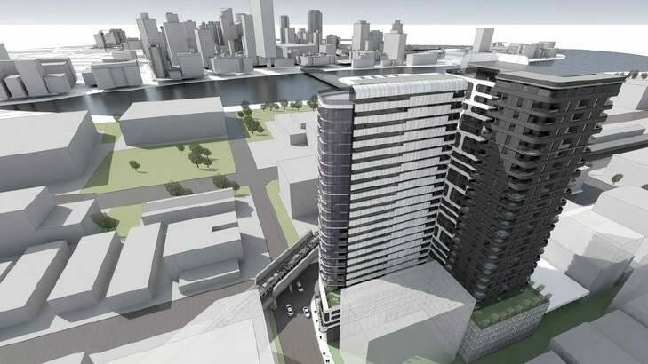 The tower would be Aria's seventh apartment building in South Brisbane Photo: Supplied