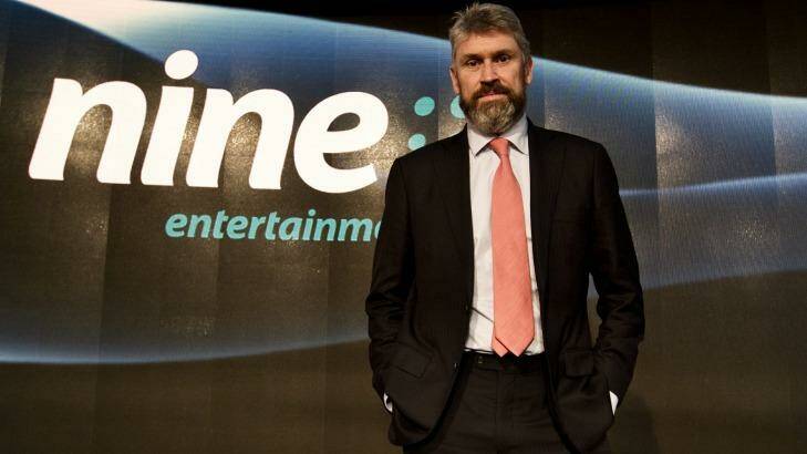 Available: David Gyngell stood down as the CEO of Channel Nine last week. Photo: Louie Douvis