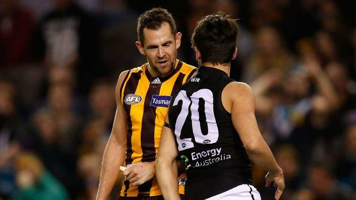 Luke Hodge is set to miss the rest of the home and away season. Photo: AFL Media/Getty Images