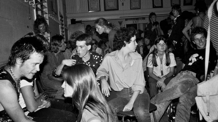 Crowd at a Rock Against Poofter Bashing show in Paddington 1979. Photo courtesy of John Oxley Library Brisbane. Photo: Paul O'Brien