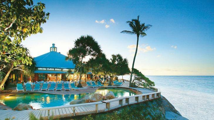 The pool at Heron Island Resort.  The 109-room resort is one of the longest-running in Australia. 




 Photo:  Tourism and Events Queensland