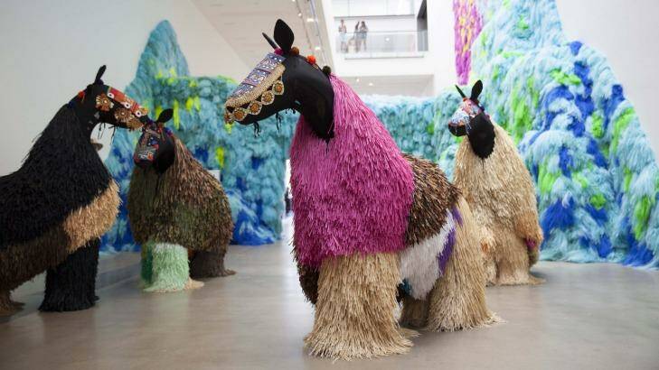 American artist Nick Cave's HEARD will performed at GOMA over the weekend. Photo: Tammy Law