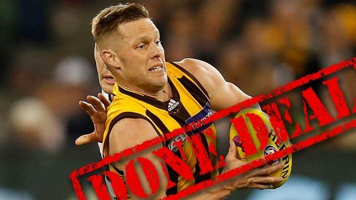 Sam Mitchell is leaving Hawthorn, effectively traded for the No.88 pick.