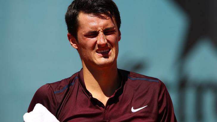 Stepping aside: Bernard Tomic. Photo: Getty Images 