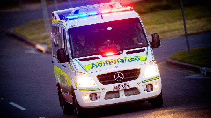 Paramedics rushed a 42-year-old Fortitude Valley man to the Princess Alexandra Hospital after a fight in Sinnamon Park on Sunday afternoon. Photo: Supplied
