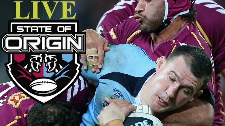 Curtain-raiser: The Blues will be looking to get in an early blow in Origin I.