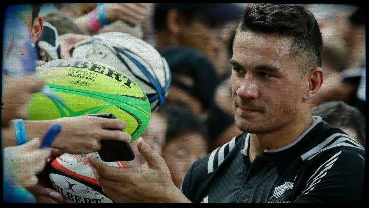 Sign here, please: Sonny Bill Williams is in hot demand. Photo: Getty Images 