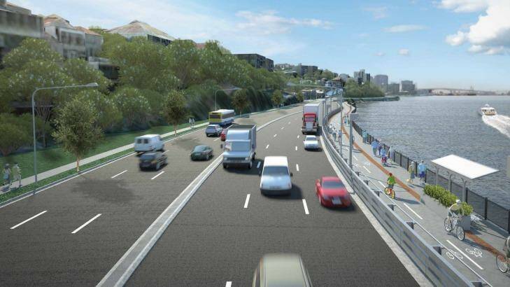 An artist's impression of the upgraded Kingsford Smith Drive. Photo: Supplied