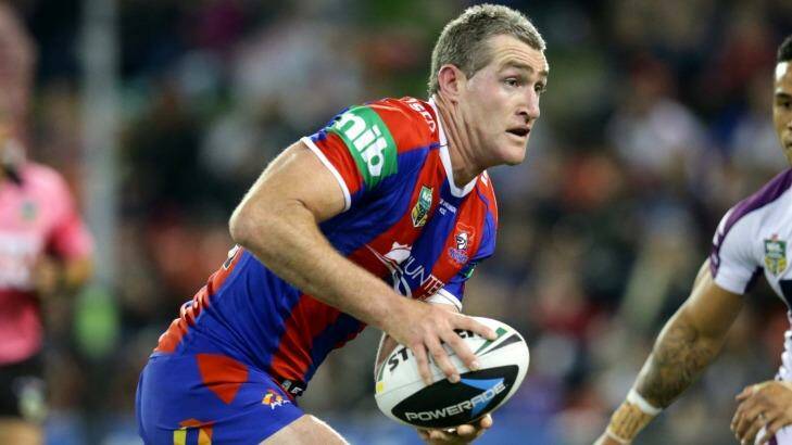 Houston, we have a problem: The Newcastle Knights are trying to move Chris Houston on. Photo: Jonathan Carroll