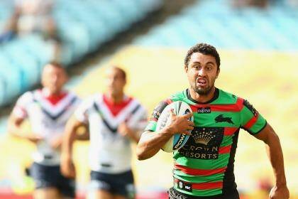 Roosters chasing Rabbitoh: Sydney Roosters will target South Sydney's Alex Johnston