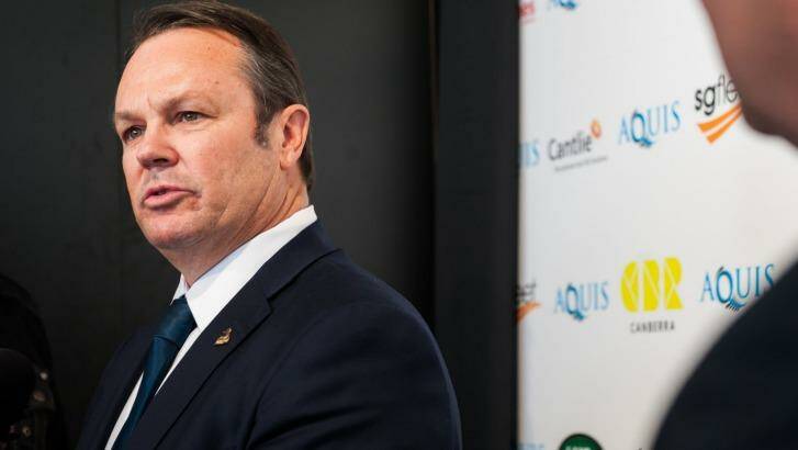 ACT Brumbies chairman Robert Kennedy declined to comment about former ARU chairman Peter McGrath's calls for him to resign. Photo: Elesa Kurtz
