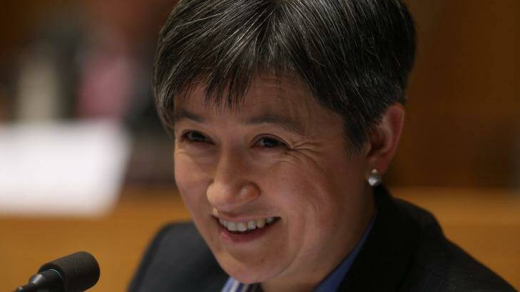 Senator Penny Wong questioned DFAT officials in Senate estimates. Photo: Andrew Meares