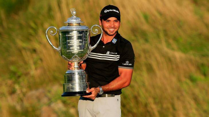 Cup runneth over: Jason Day is in line for the Greg Norman Medal. Photo: Getty-Images
