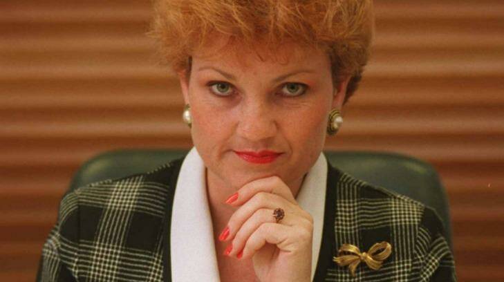 Federal Independant MP Pauline Hanson. Photo: Andrew Meares