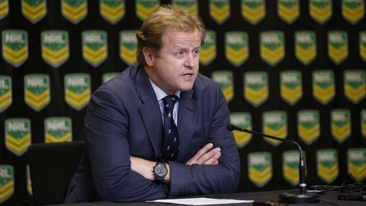 Polarising figure: NRL CEO Dave Smith has been attacked by News Corp media outlets, but he is not without his backers elsewhere. Photo: Peter Rae