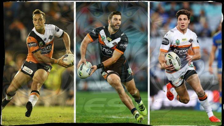 Big three: Luke Brooks, James Tedesco and Mitchell Moses. Photo: Getty Images 