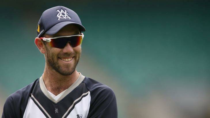 Dark to light blue?: Glenn Maxwell could be on the move to NSW following his comments about batting below Matthew Wade. Photo: Jason McCawley/Getty Images
