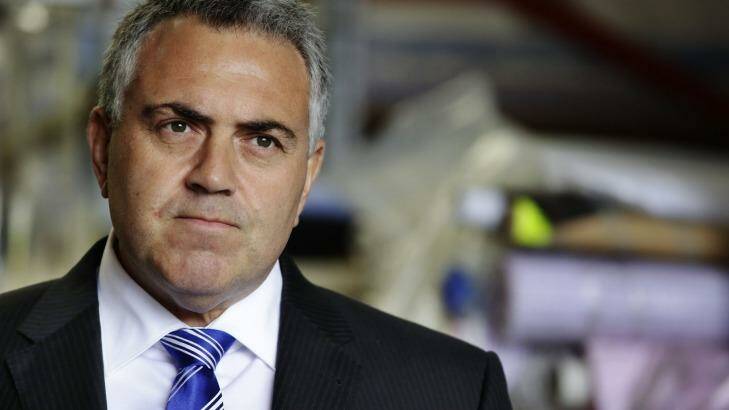 Treasurer Joe Hockey made headlines and sued Fairfax over articles about the North Sydney  Business Forum. Photo: Jessica Hromas