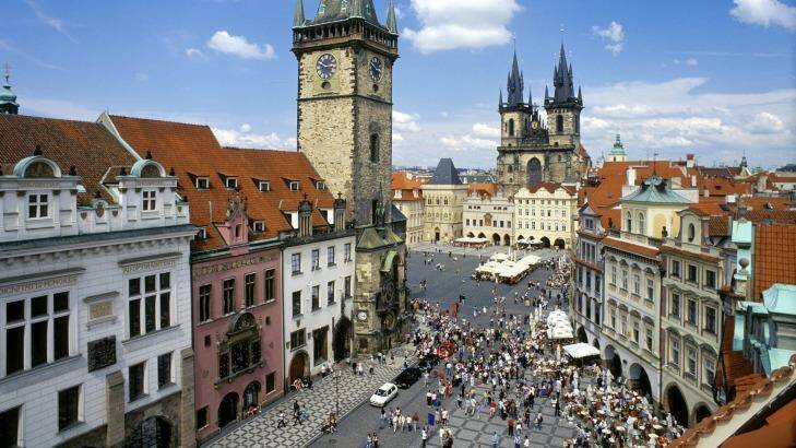 The old town of Prague, most atmospherically portrayed in Amadeus. Photo: Supplied