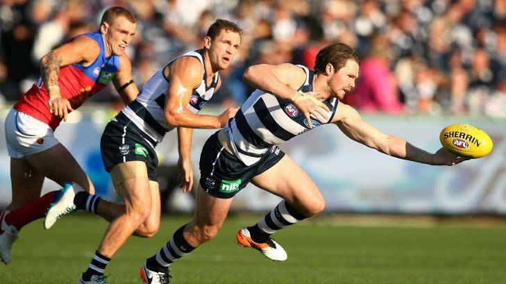 Patrick Dangerfield on Joel Selwood have already formed a formidable partnership at Geelong. Photo: Scott Barbour