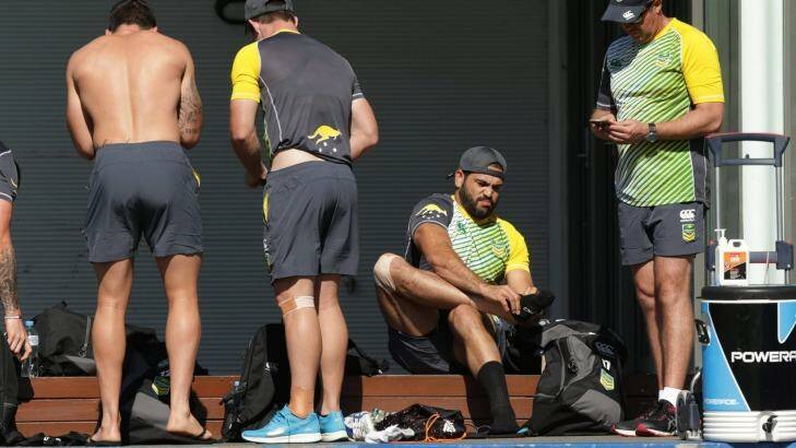 Ready for something special: Sam Thaiday says Greg Inglis is set to fire in Friday's Test against New Zealand. Photo: Simone De Peak 