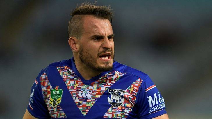 Canterbury through and through: Josh Reynolds hopes to get a contract extension from the Bulldogs. Photo: Brett Hemmings