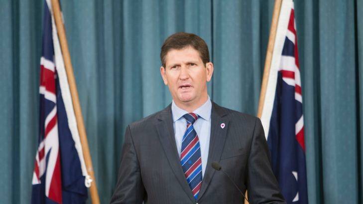 Health Minister Lawrence Springborg says measures have been put in place to prevent harm from a glitch in a program that handles medication doses. Photo: Glenn Hunt