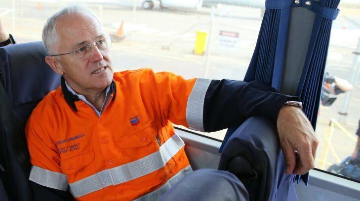 Prime Minister Malcolm Turnbull toured Chevron's mammoth Gorgon LNG plant in April – a project he approved as environment minister in 2007. Photo: Ray Strange