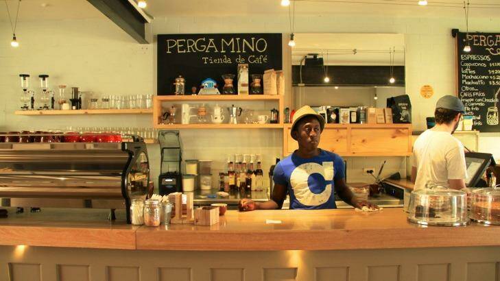 Pergamino cafe, Medellin, Colombia where the coffee is superb. Photo: Sheriden Rhodes
