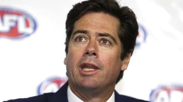 AFL chief Gillon McLachlan has been drug tested. Photo: Eddie Jim