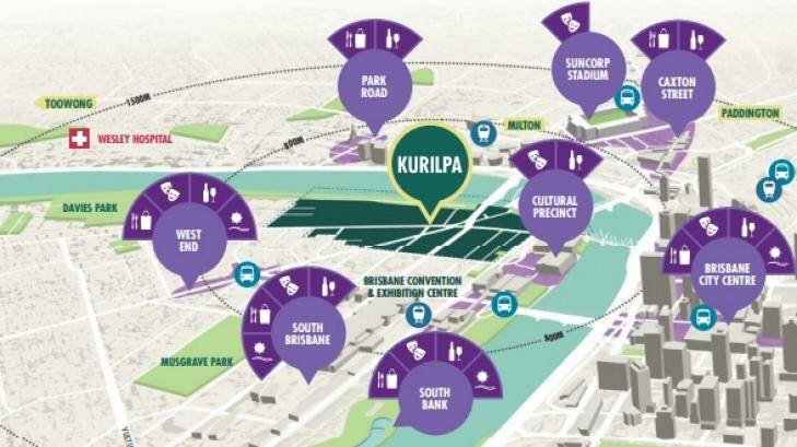 A graphic showing prime real estate set to be revamped. Photo: Supplied