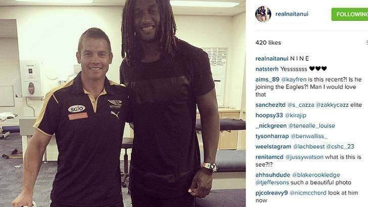 West Coast fans were delighted to see Ben Cousins back at the club earlier this year.