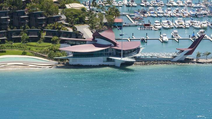 Hamilton Island yacht club.