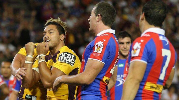 Alex Glenn is itching to make the Broncos' starting line-up.   Photo: Cameron Spencer
