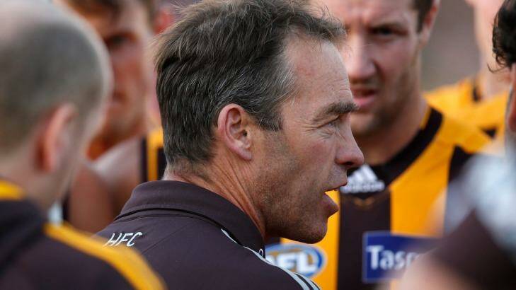 Lucky to escape with a win: Hawthorn coach Alastair Clarkson. Photo: AFL Media/Getty Images